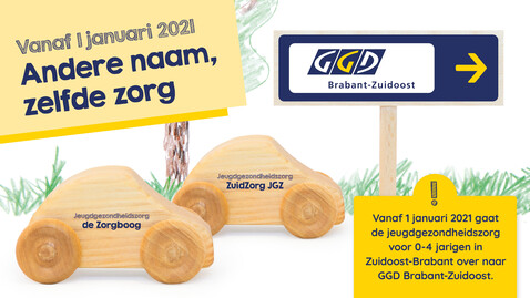 Overgang JGZ naar GGD Brabant Zuidoost