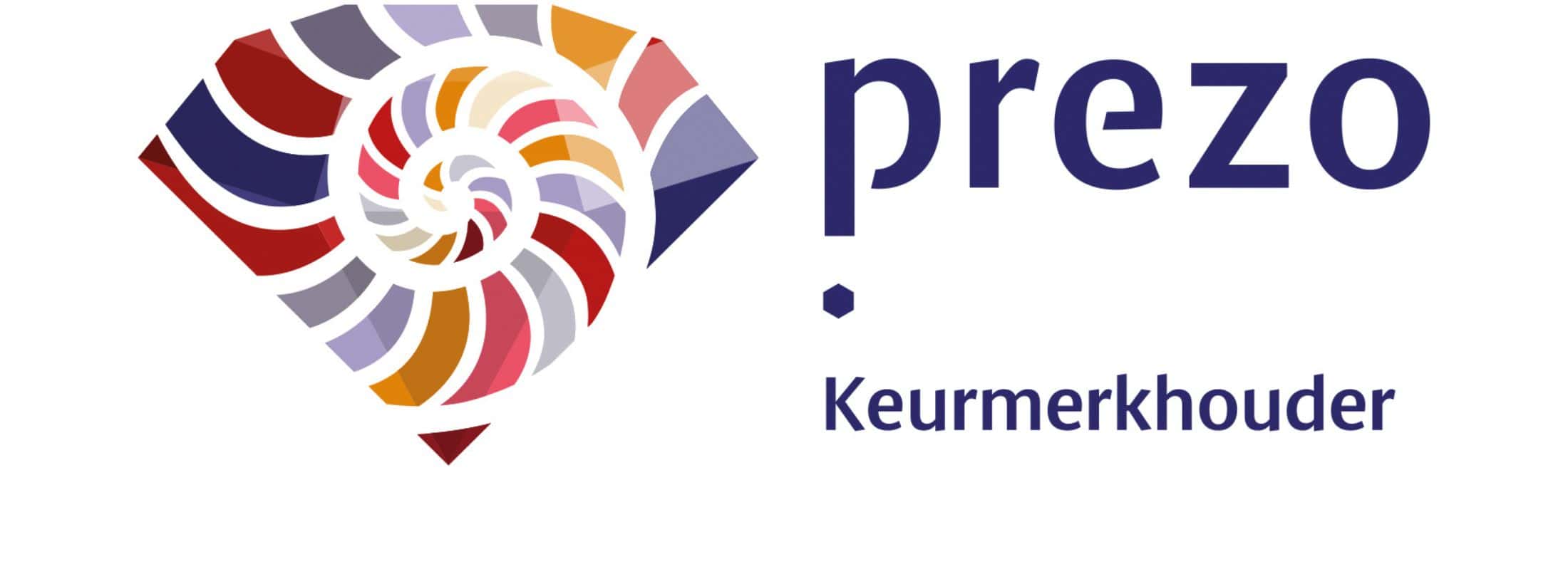 Logo van Prezo Keurmerkhouder.